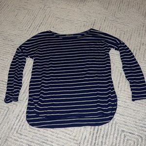 Vince wool/cashmere blend bateau neck striped sweater